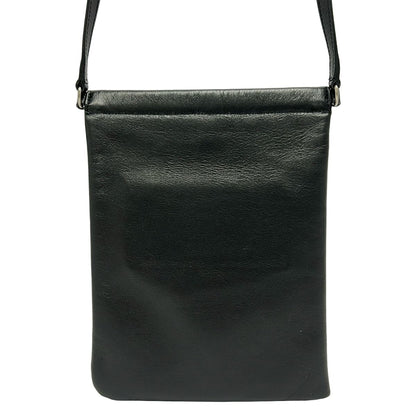Saint Laurent Paris Shoulder Bag Flat Cross Black Leather — view 3