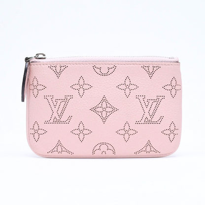 Louis Vuitton Pochette Cles Coin Purse Monogram Mahina Salmon Pink — view 2