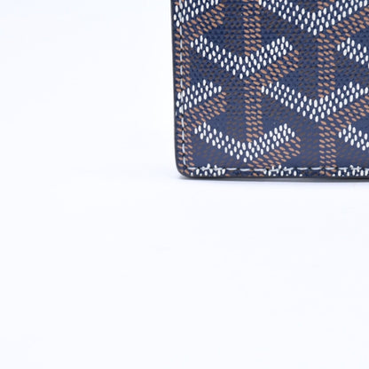 Goyard Saint Sulpice Card Case Navy Vausel Calfskin — view 6