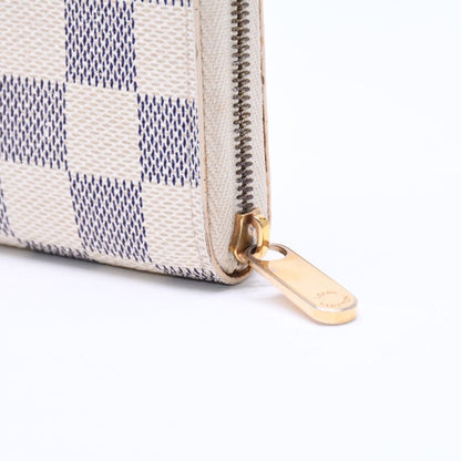 Louis Vuitton Zippy Coin Purse Damier Azur — view 8