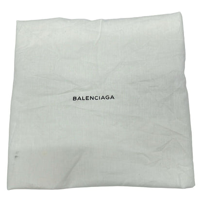 Balenciaga Tote Bag Navy Cabas S Ivory Yellow Black Leather — view 8
