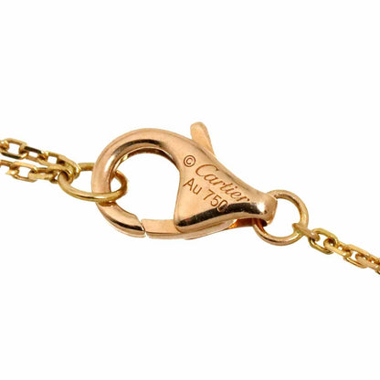 Cartier Trinity Diamond Bracelet 18 18k Yellow Gold WG PG 750 Three — view 4