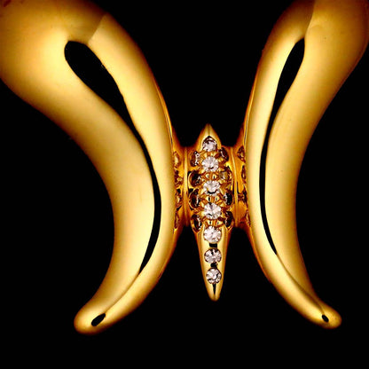 Tiffany & Co Butterfly Diamond Necklace 40 18k Yellow Gold — view 7