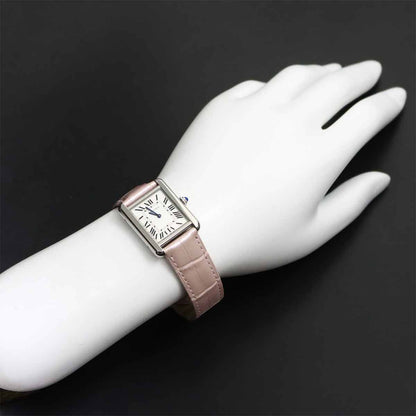 Cartier Tank Solo SM Watch Silver Quartz — view 4