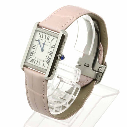 Cartier Tank Solo SM Watch Silver Quartz — view 3