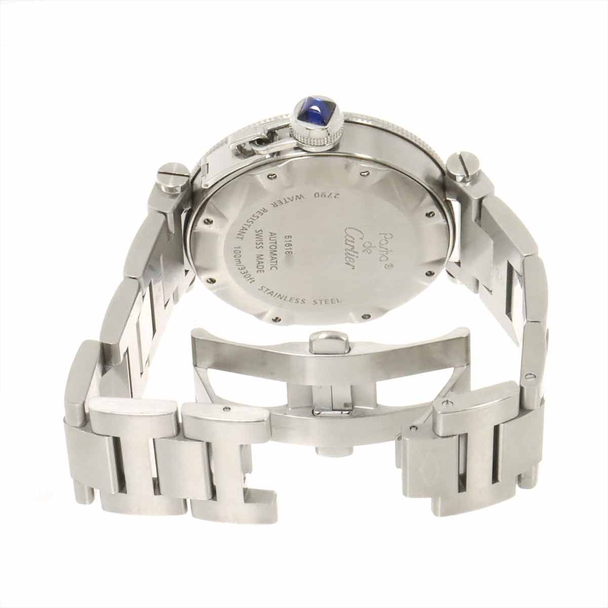 Cartier Pasha Seatimer Watch Date Silver Automatic — view 4