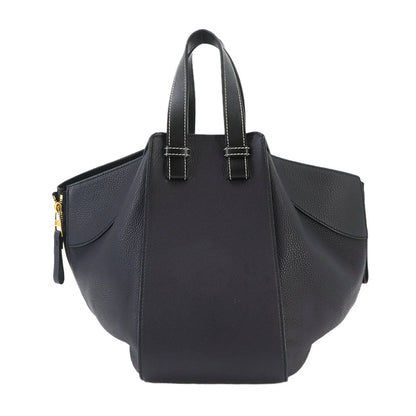 Loewe Hammock Small 2-Way Bag Leather Navy Black — view 2