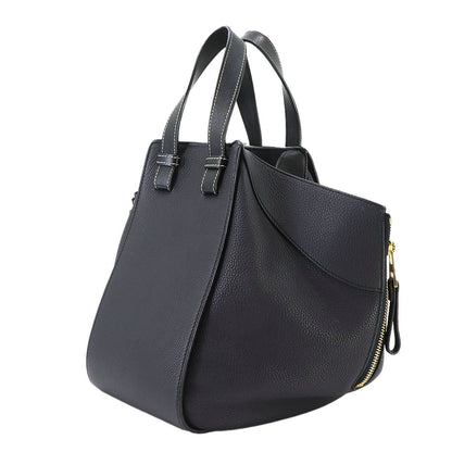 Loewe Hammock Small 2-Way Bag Leather Navy Black — view 3