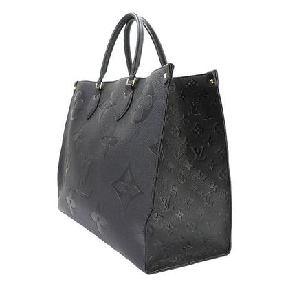 Louis Vuitton Monogram Empreinte On The Go GM 2-Way Tote Shoulder Bag Black — view 4