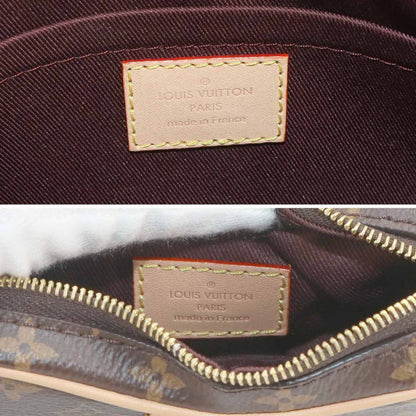 Louis Vuitton Monogram Croissant Shoulder Bag Brown Gold — view 8