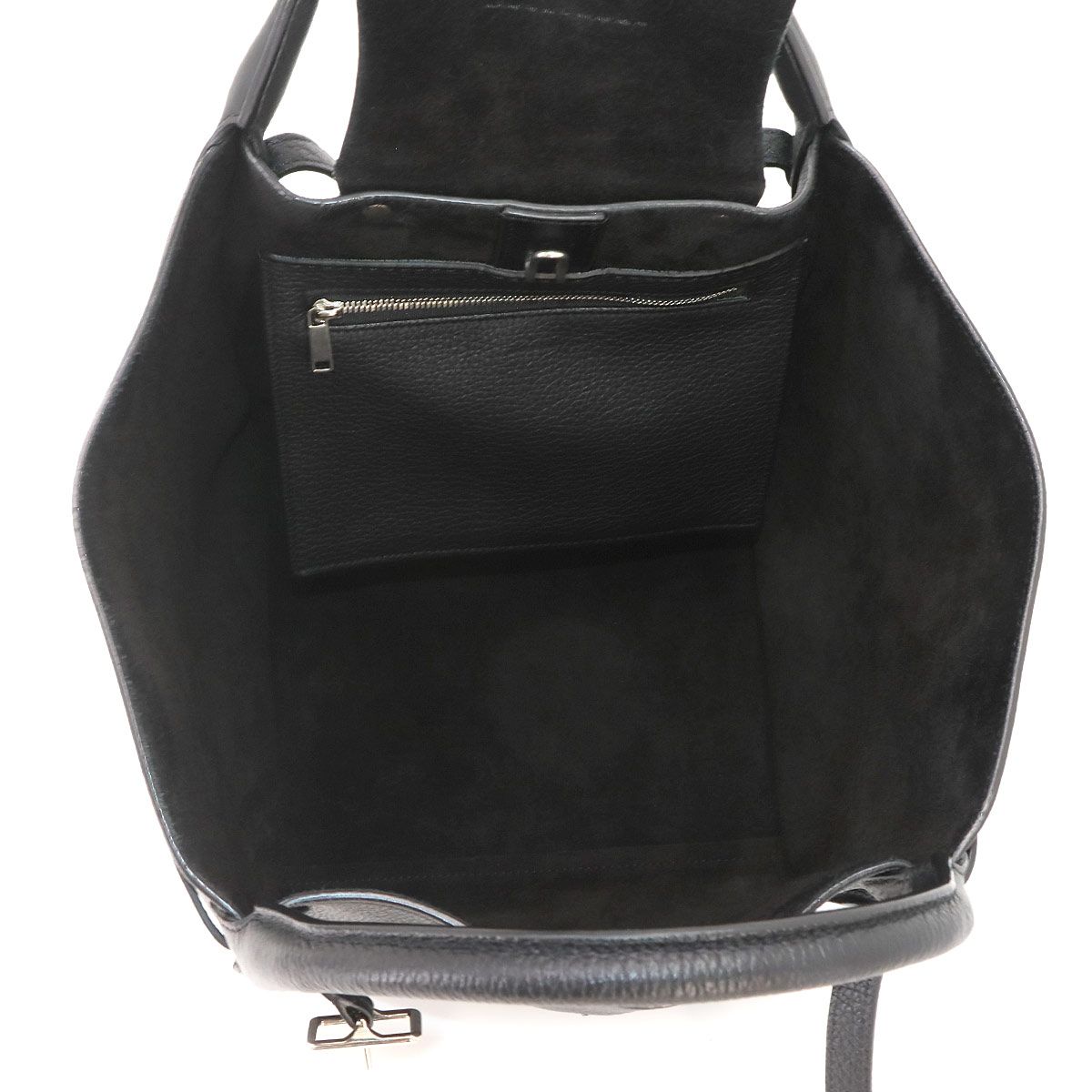 Celine Big Bag Small with Long Strap 2-Way Bag Leather Black — view 7