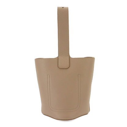 Loewe Pebble Bucket Bag Mini 2-Way Leather Sand — view 3