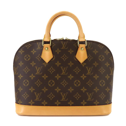 Louis Vuitton Monogram Alma Hand Bag Brown Gold — view 3