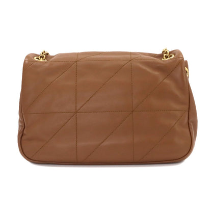 Saint Laurent Jamie Chain Shoulder Bag Leather Brown Gold — view 2