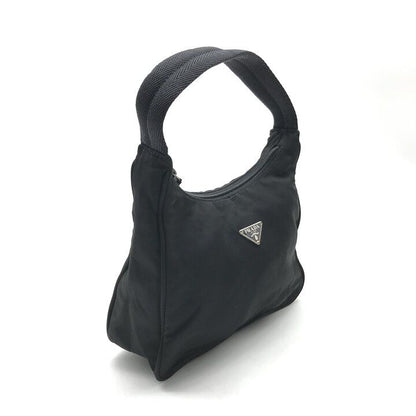 Prada Nylon Pouch Shoulder Bag Black Case — view 2