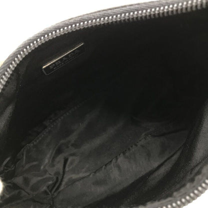 Prada Nylon Pouch Shoulder Bag Black Case — view 8