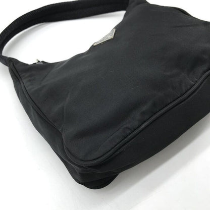 Prada Nylon Pouch Shoulder Bag Black Case — view 6