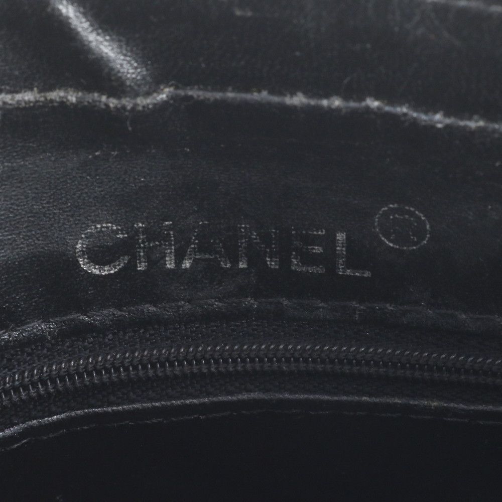 Chanel Triple Coco Caviar Leather Shoulder Bag — view 8