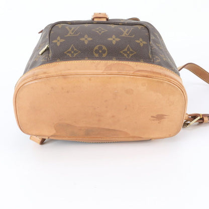 Louis Vuitton Monogram Montsouris Leather Backpack Shoulder Bag — view 6