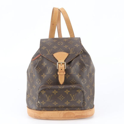 Louis Vuitton Monogram Montsouris Leather Backpack Shoulder Bag