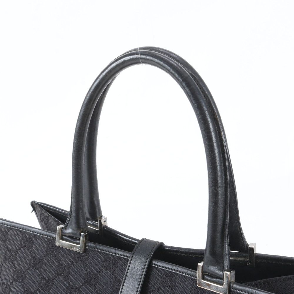 Gucci Jackie GG Canvas Leather Tote Bag Shoulder Hand — view 2