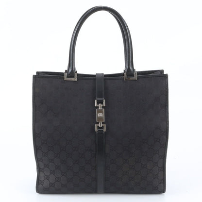 Gucci Jackie GG Canvas Leather Tote Bag Shoulder Hand
