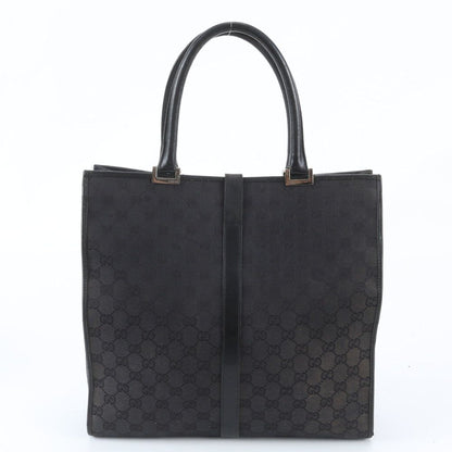 Gucci Jackie GG Canvas Leather Tote Bag Shoulder Hand — view 3