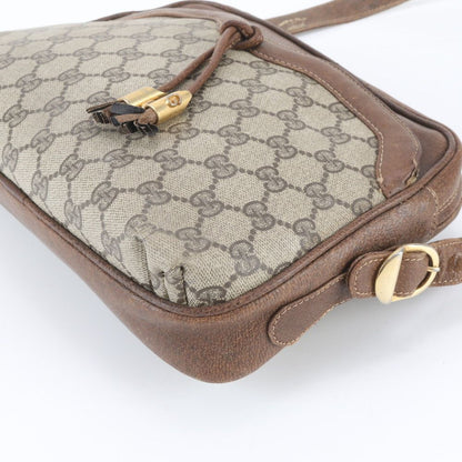 Gucci Vintage GG Supreme Leather Shoulder Bag Crossbody Hand — view 4