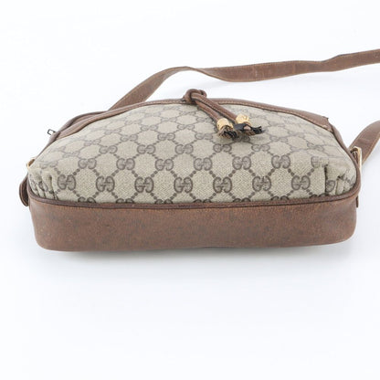 Gucci Vintage GG Supreme Leather Shoulder Bag Crossbody Hand — view 6