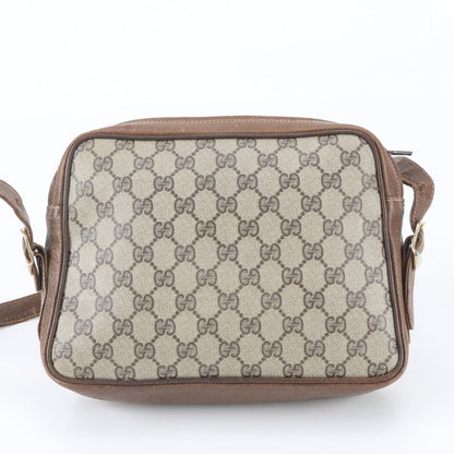 Gucci Vintage GG Supreme Leather Shoulder Bag Crossbody Hand — view 3