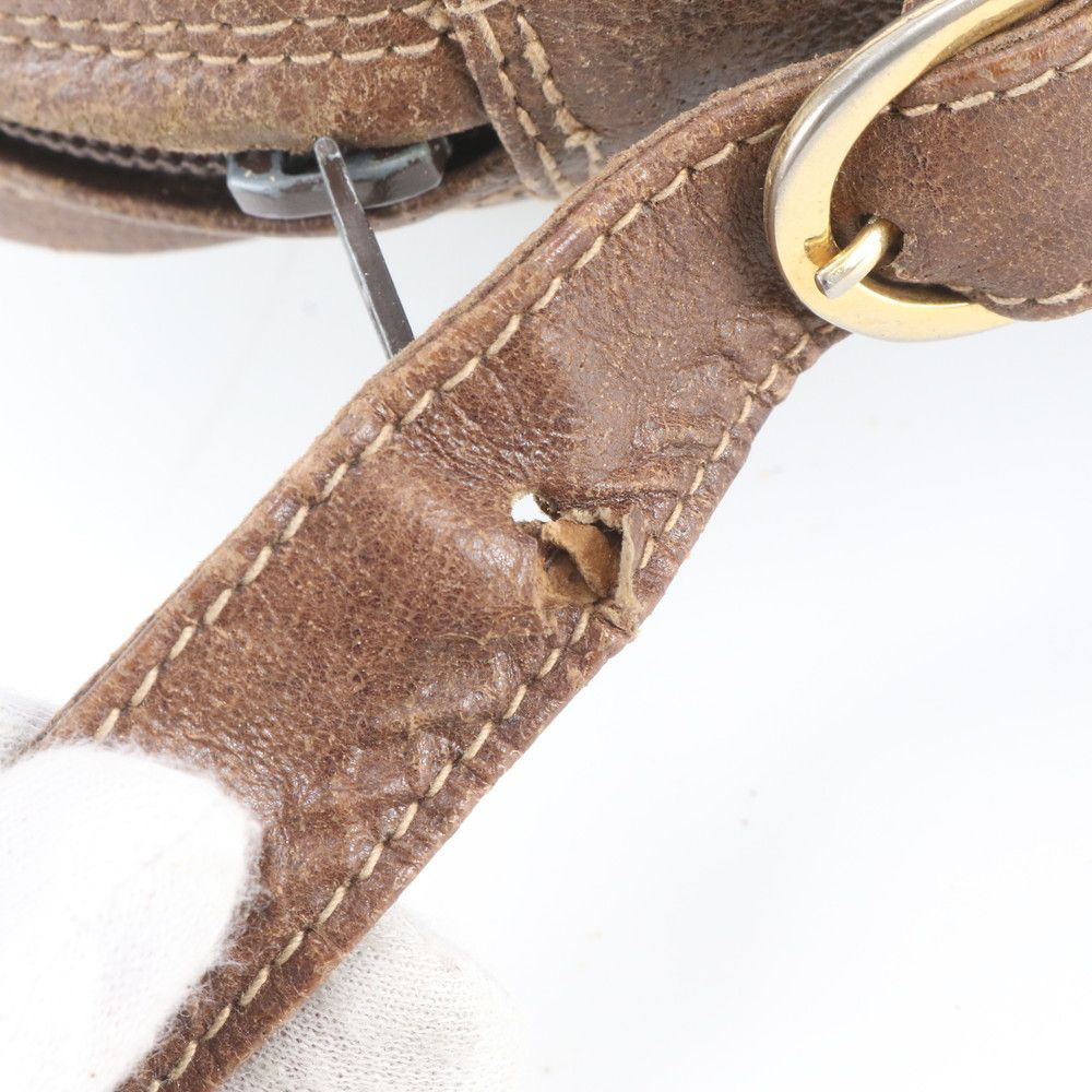 Gucci Vintage GG Supreme Leather Shoulder Bag Crossbody Hand — view 8