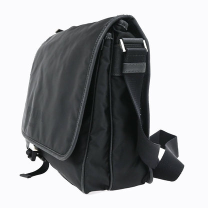 Prada Messenger Bag Black Nylon Saffiano — view 2