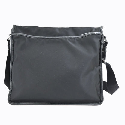 Prada Messenger Bag Black Nylon Saffiano — view 3