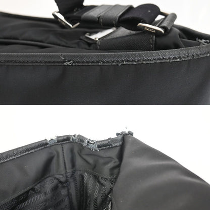 Prada Messenger Bag Black Nylon Saffiano — view 6