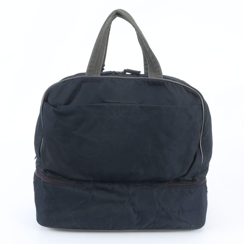 Prada Sports Boston Bag Tote Carry Navy — view 3