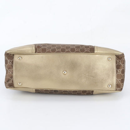 Gucci GG Canvas Princy Leather Tote Bag Shoulder — view 6
