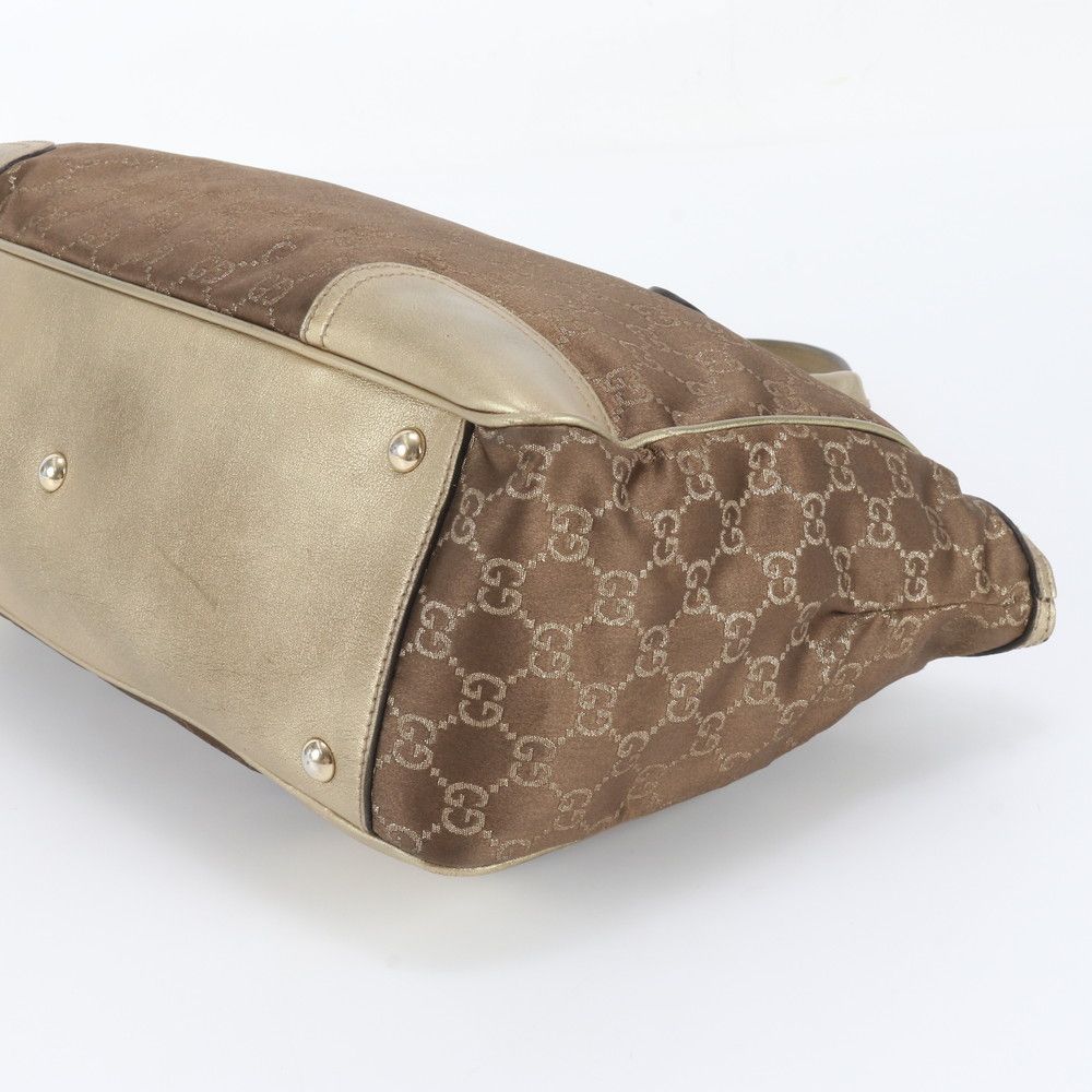 Gucci GG Canvas Princy Leather Tote Bag Shoulder — view 4