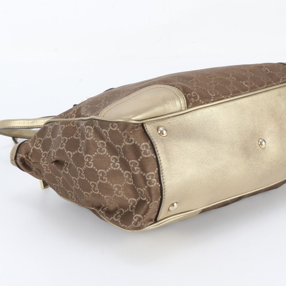 Gucci GG Canvas Princy Leather Tote Bag Shoulder — view 5