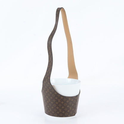 Louis Vuitton Monogram Object Nomade Floral Pot Leather Flower Pot Interior — view 3