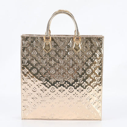 Louis Vuitton Monogram Miroir Sac Plat Leather Tote Bag Hand — view 3