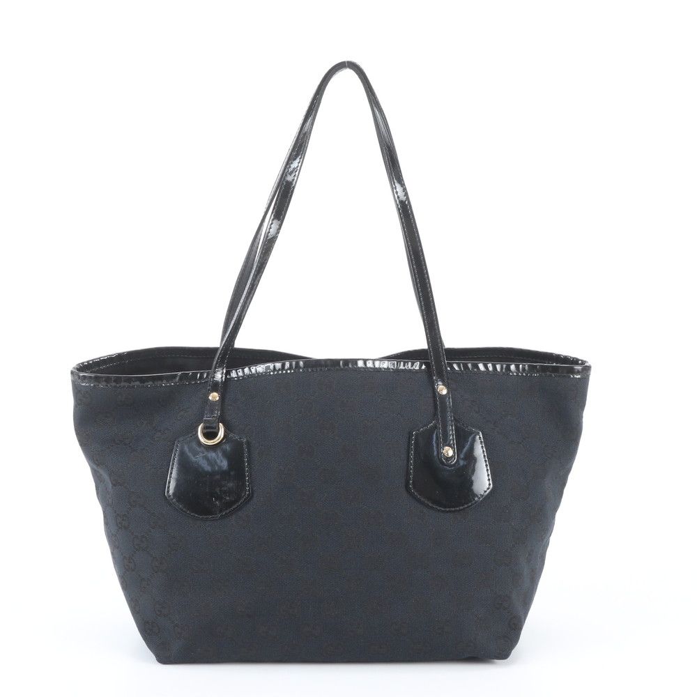 Gucci GG Canvas Jolie Leather Tote Bag Shoulder
