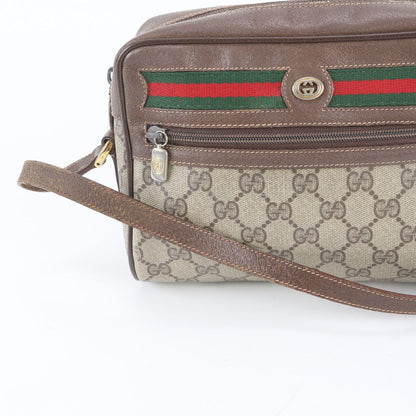 Gucci Vintage GG Supreme Sherry Line 119 02 087 Leather Shoulder Bag — view 2
