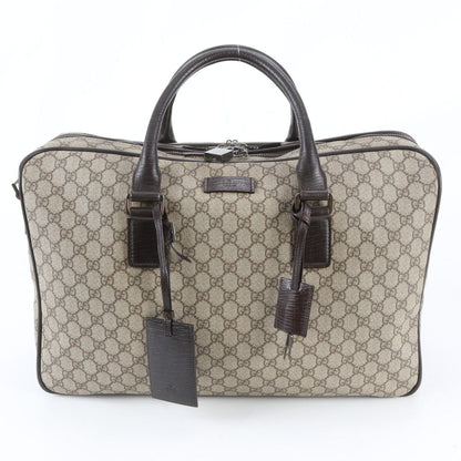 Gucci GG Supreme Leather Boston Bag Tote Carrie