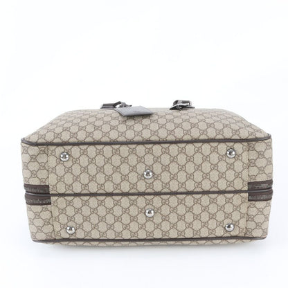 Gucci GG Supreme Leather Boston Bag Tote Carrie — view 6