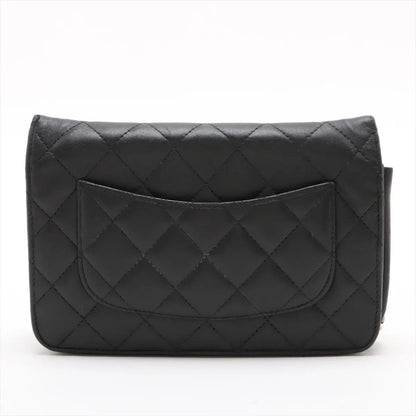 Chanel Quilted Lambskin Leather Wallet Crossbody — view 2