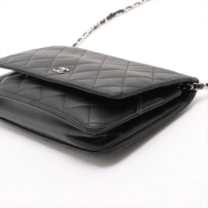 Chanel Quilted Lambskin Leather Wallet Crossbody — view 3