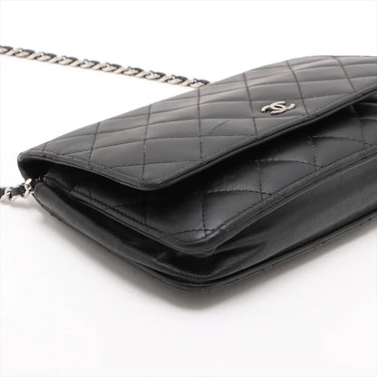 Chanel Quilted Lambskin Leather Wallet Crossbody — view 4