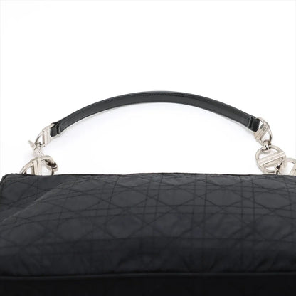 Dior Cannage Leather Chain Shoulder Bag Tote Black — view 6