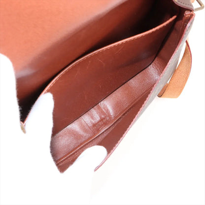 Louis Vuitton Monogram Cartouchiere Leather Shoulder Bag Crossbody — view 7