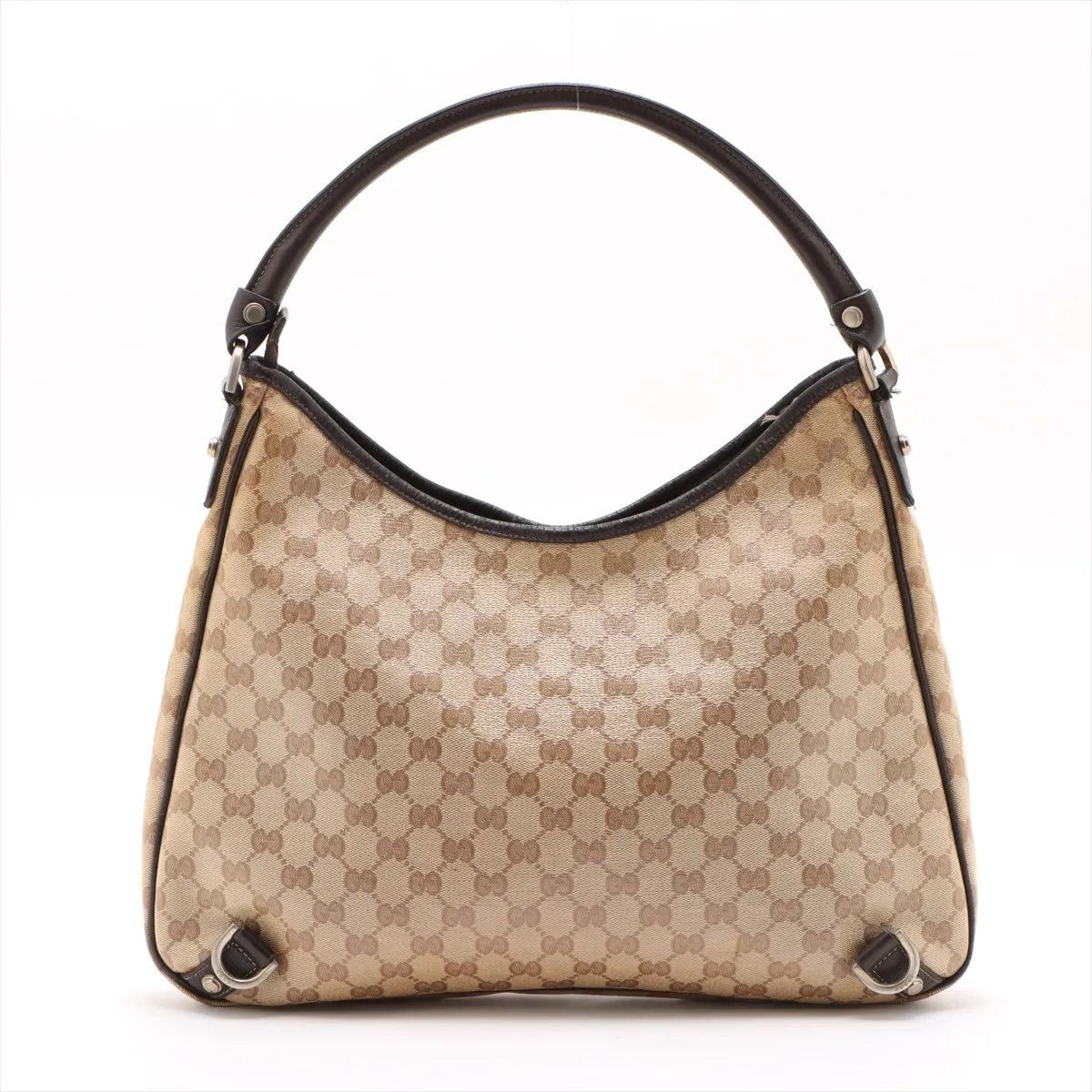 Gucci GG Crystal Abbey Leather Shoulder Bag — view 2